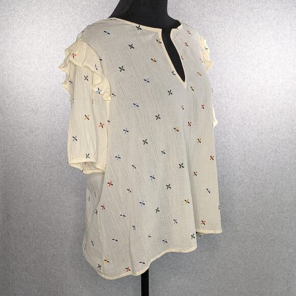 Madewell Embroidered Gazebo Top XL - Picture 12 of 13